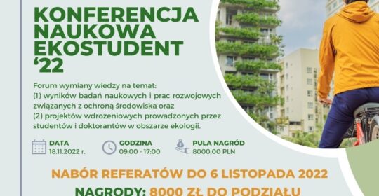 Konferencja Naukowa EkoSTUDENT ‘22