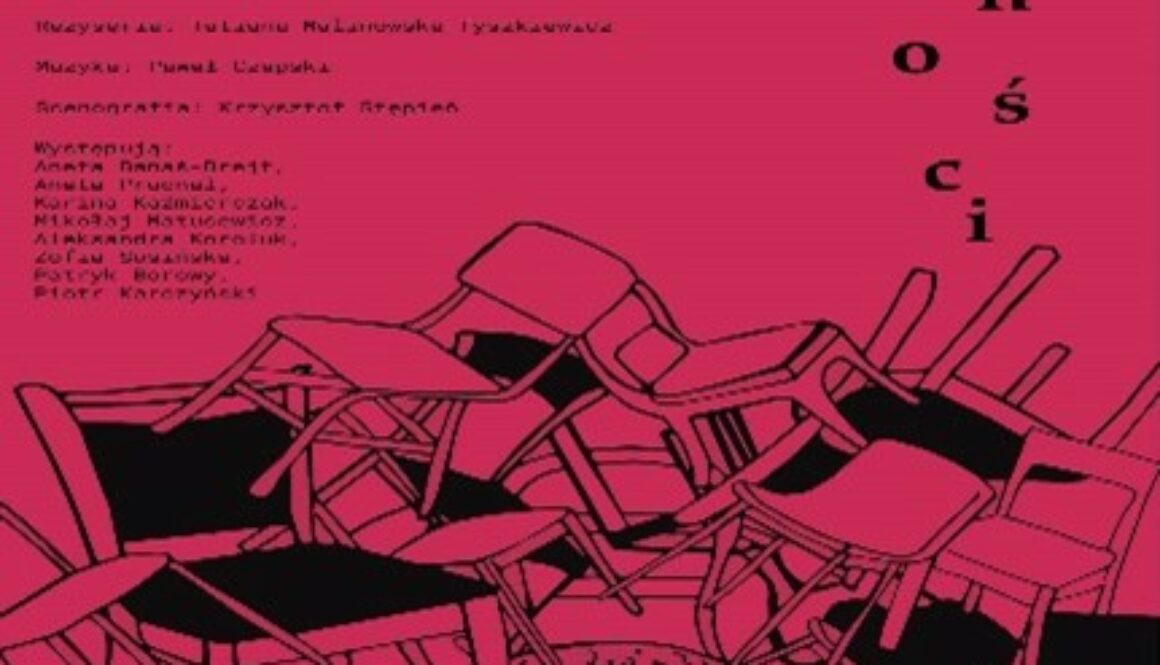 Plakat spektaklu Symptomy normalności