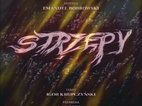 Plakat spektaklu strzępy